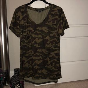 A camp tee with a front pocket